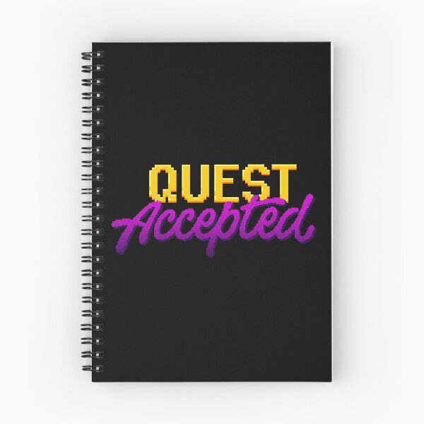 Item preview, QUEST Accepted designed and sold by LettersCraft.