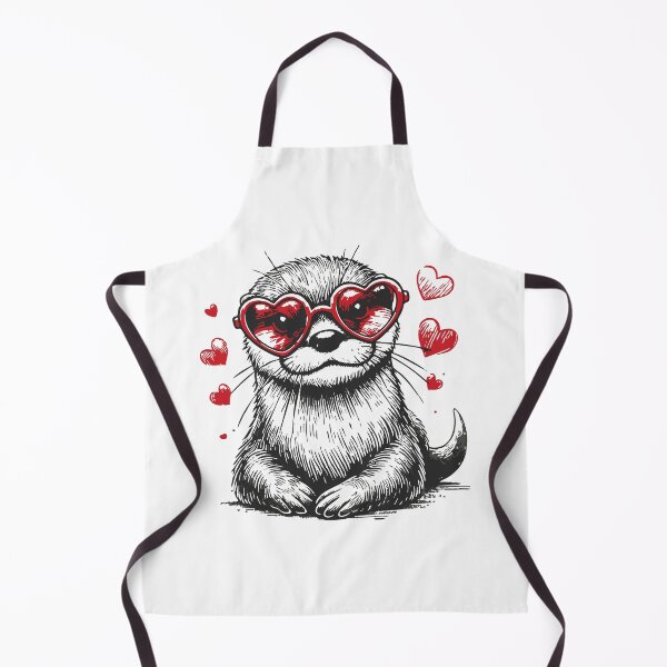 Item preview, Otter Happy Valentines Day Vintage designed and sold by TomFrontierArt.