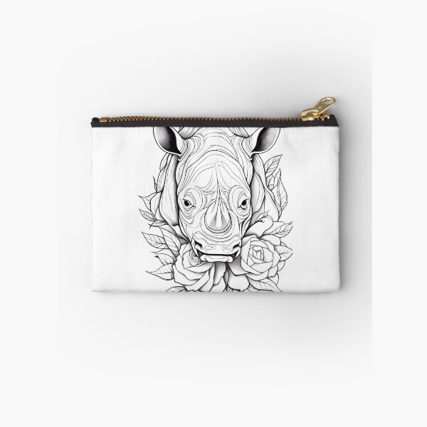 Item preview, Rhino #5 Coloring Page Pattern  designed and sold by DavidColoring.