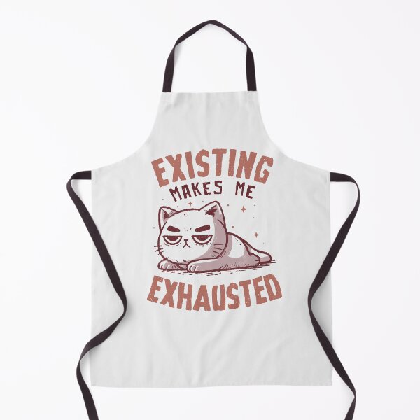 Item preview, Existing Makes Me Exhausted Funny Lazy Cat designed and sold by koalateess.