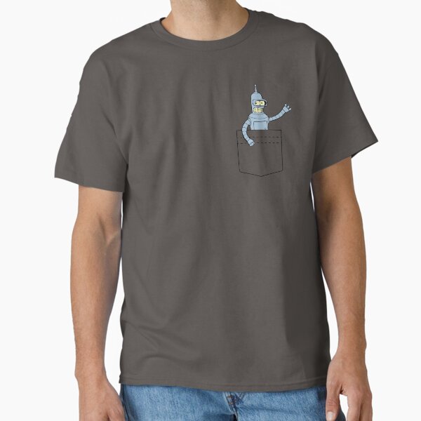 T-shirt Bender avec imprimé << Futurama Robot » (homme), t