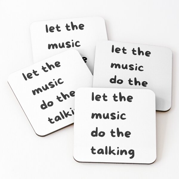 Item preview, Let the Music Do the Talking – love of music designed and sold by AlameaDesign.