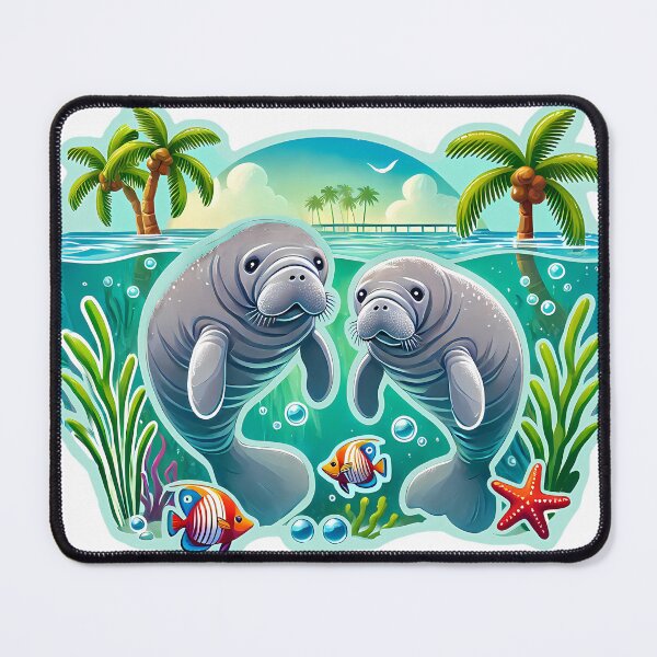 Item preview, Manatee Tropical Scene designed and sold by candiscamera.