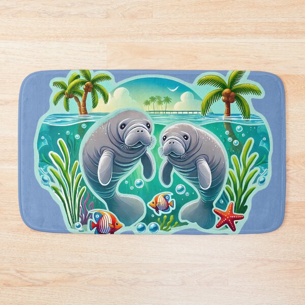 Item preview, Manatee Tropical Scene  designed and sold by candiscamera.