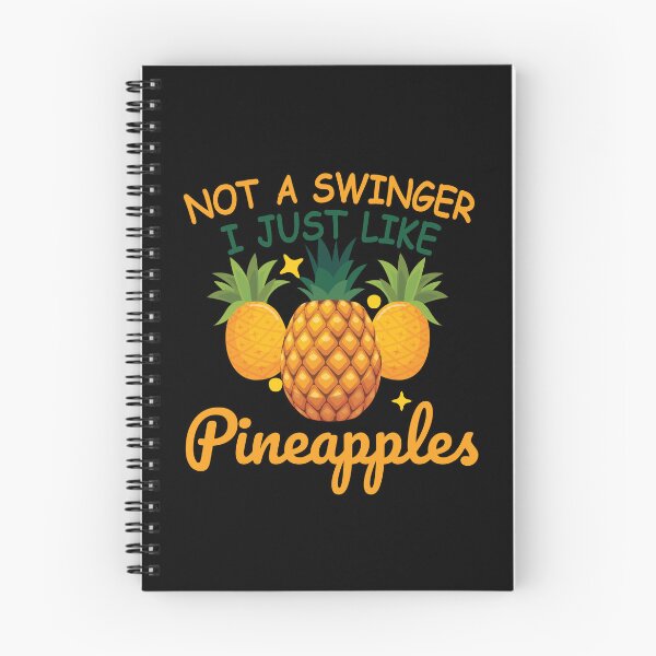 Item preview, No soy swinger, solo me gustan las piñas, declaración humorística de un amante de las frutas tropicales designed and sold by NADIASHOP86.