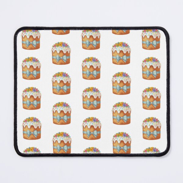 Item preview, Festive Easter Cake with Bow and Floral Decoration Illustration designed and sold by AllaMashycheva.