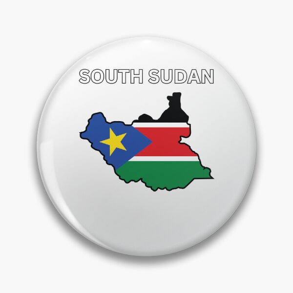 Item preview, South Sudan Flag Map designed and sold by atomstartup.