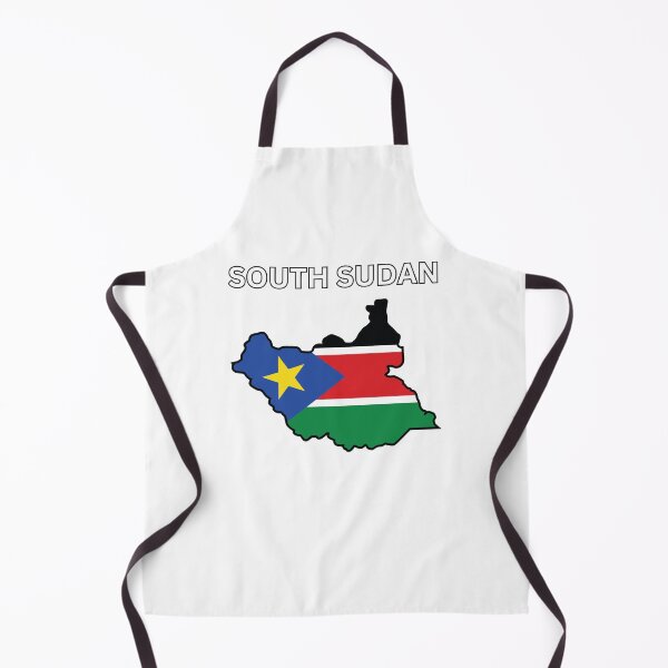 Item preview, South Sudan Flag Map designed and sold by atomstartup.