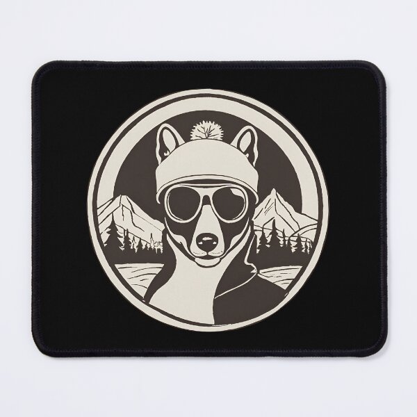 Item preview, Ski Basenji Art Gift designed and sold by moniowate.