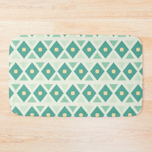 Item preview, Green Diamond and Triangle Geometric Design designed and sold by Studio of Shapes and Spectrum.