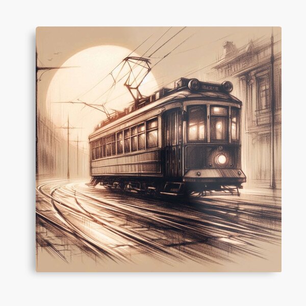 Aperçu de l'œuvre Tram créée et vendue par Gentle40Winks.
