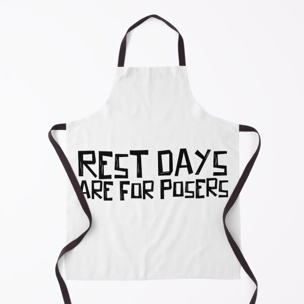 Item preview, "Rest Days Are For Posers" Graphic Design - Modern Style designed and sold by Tattee.
