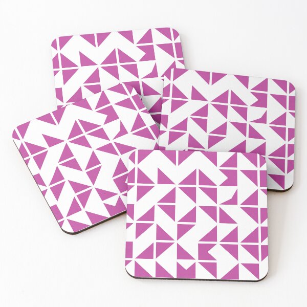 Item preview, Modern Magenta Triangle Geometric Design designed and sold by Studio of Shapes and Spectrum.