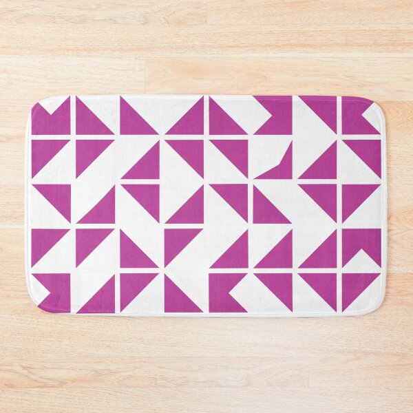 Item preview, Modern Magenta Triangle Geometric Design designed and sold by Studio of Shapes and Spectrum.