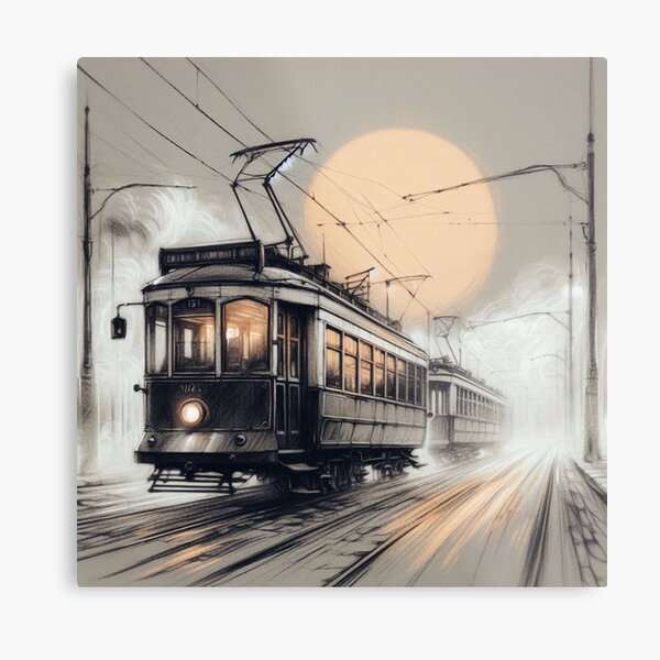 Aperçu de l'œuvre Tramway n°2 créée et vendue par Gentle40Winks.