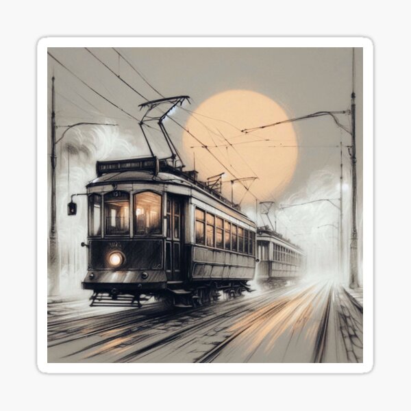 Artikel-Vorschau von Straßenbahn Nr. 2, designt und verkauft von Gentle40Winks.