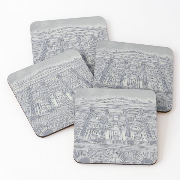 Item preview, Downtown Budapest Hotel, Winter Dawn, Pen Drawing Stile designed and sold by Gaboro.
