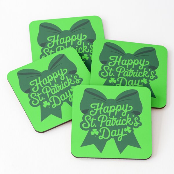 Item preview, Green bow with the text "Happy St. Patrick's Day" designed and sold by Galart58.