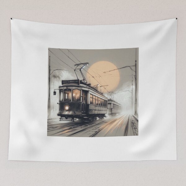 Item preview, Tram No.2 designed and sold by Gentle40Winks.