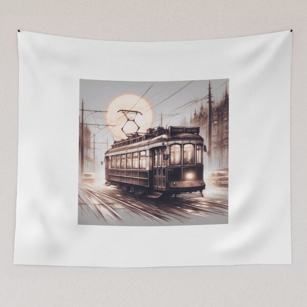 Item preview, Tram No.3 designed and sold by Gentle40Winks.