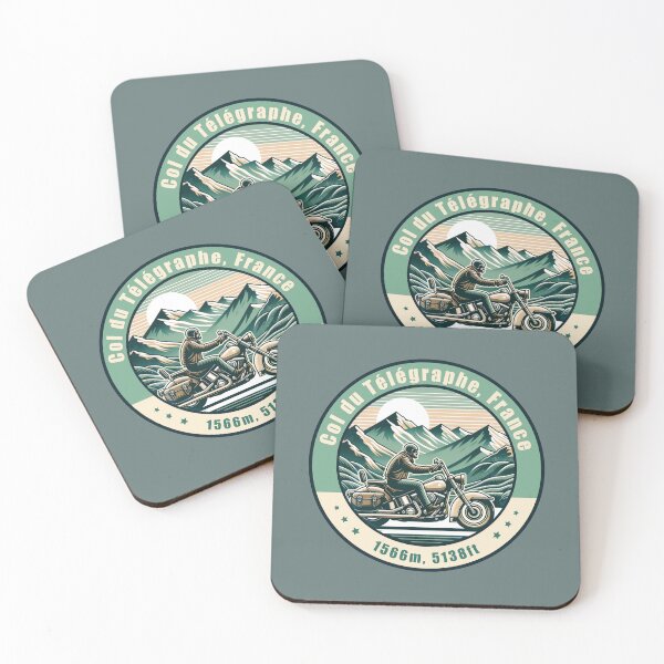 Item preview, Col du Telegraphe France Vintage Motorcycling Design designed and sold by CynthiaGraphics.