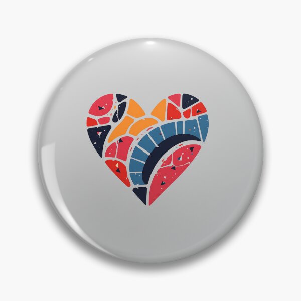 Item preview, Modern Geometric Heart designed and sold by Itsheartshop.