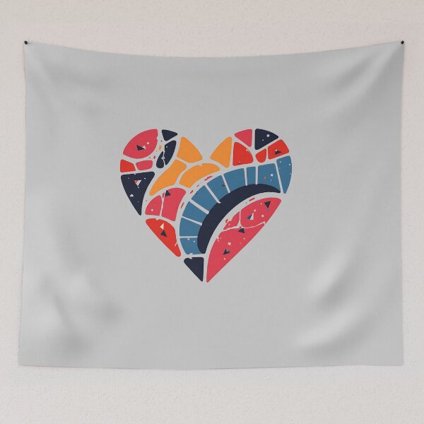 Item preview, Modern Geometric Heart designed and sold by Itsheartshop.