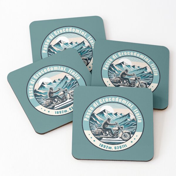 Item preview, Passo di Crocedomini Italy Vintage Motorcycling Design designed and sold by CynthiaGraphics.