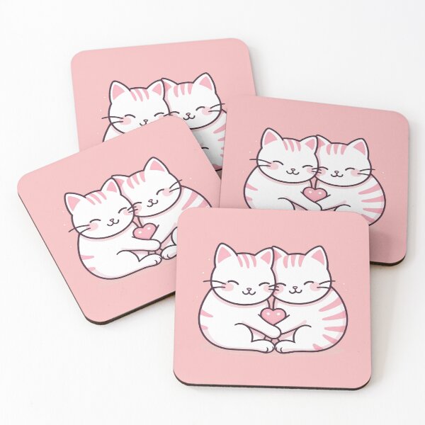Item preview, Purrfect Hug: Chubby Cats in a Cozy Cuddle designed and sold by RK - Shop.