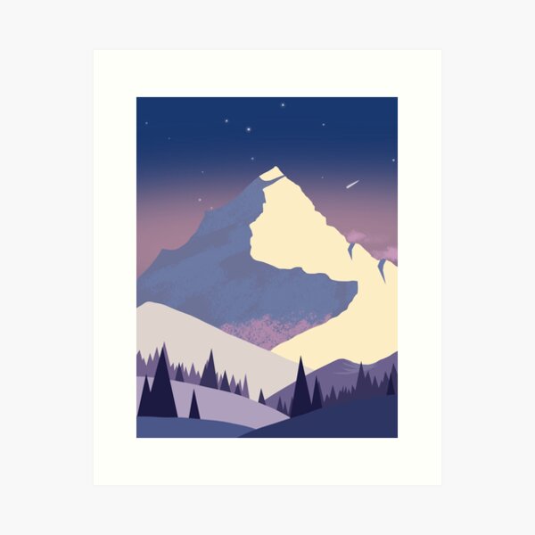 Item preview, Mountain designed and sold by CerfAnonyme.