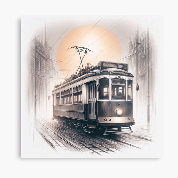 Aperçu de l'œuvre Tramway n°4 créée et vendue par Gentle40Winks.