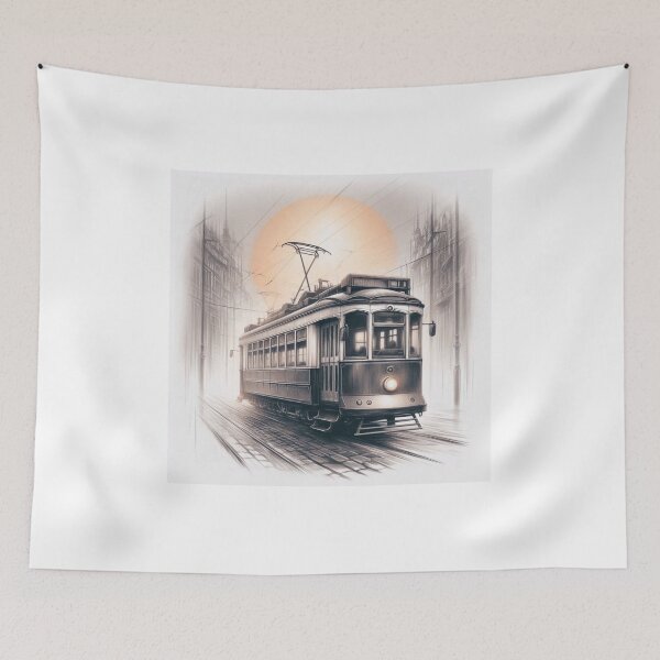 Item preview, Tram No.4 designed and sold by Gentle40Winks.