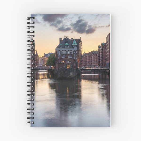 Item preview, Sunset view of the Speicherstadt in Hamburg, Germany designed and sold by WorldScenery.
