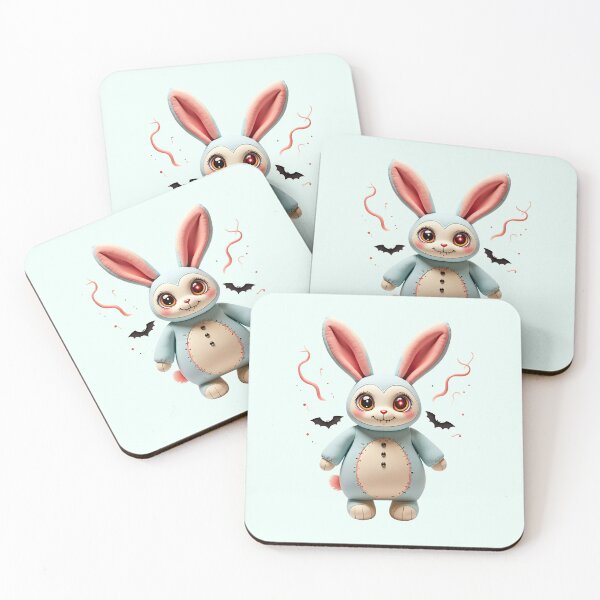 Item preview, Pastel Kawaii Horror Rabbit Plush designed and sold by Itsheartshop.