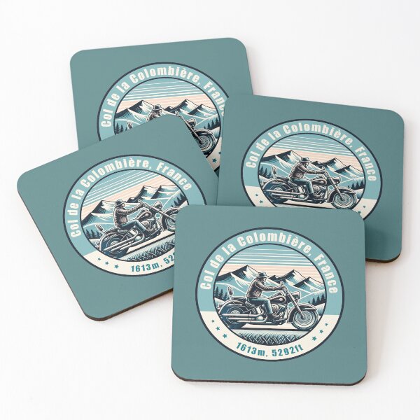 Item preview, Col de la Colombiere France Vintage Motorcycling Design designed and sold by CynthiaGraphics.