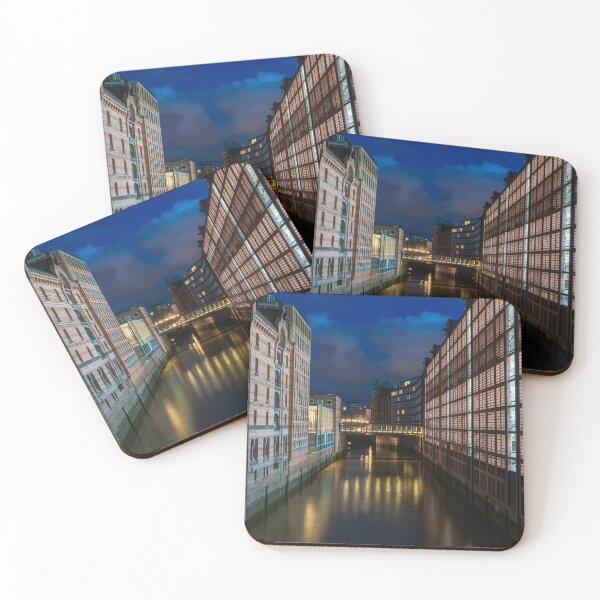 Item preview, River view of the HafenCity buildings in Hamburg designed and sold by WorldScenery.