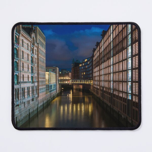 Item preview, River view of the HafenCity buildings in Hamburg designed and sold by WorldScenery.