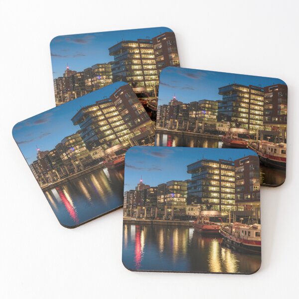 Item preview, HafenCity night view in Hamburg, Germany designed and sold by WorldScenery.