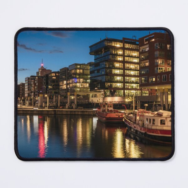 Item preview, HafenCity night view in Hamburg, Germany designed and sold by WorldScenery.