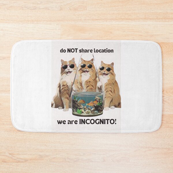 Item preview, Cats Fishing Incognito designed and sold by Loki The Legend.
