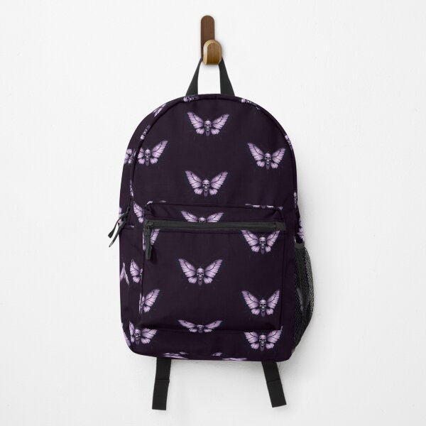 Item preview, Purple Gothic Skull with Butterfly Wings designed and sold by Itsheartshop.