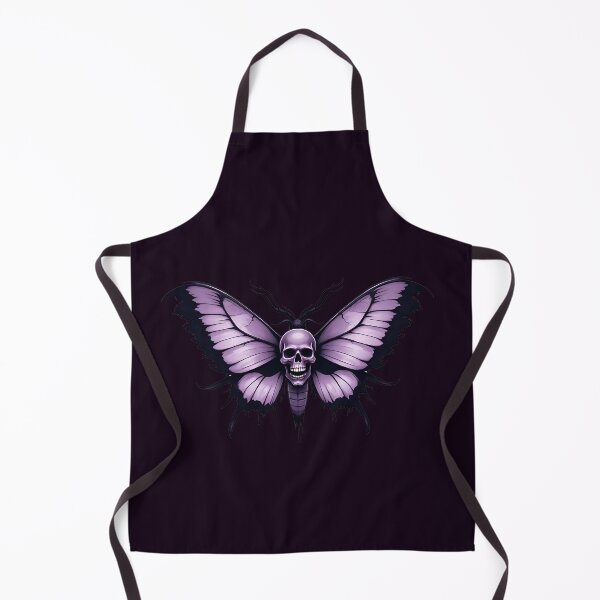 Item preview, Purple Gothic Skull with Butterfly Wings  designed and sold by Itsheartshop.