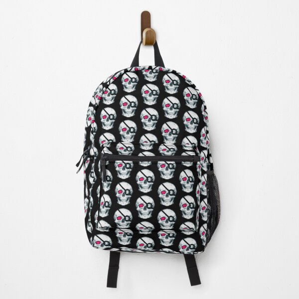 Item preview, Bitcoin Pirate Skull Pixel Art designed and sold by CyberRex.
