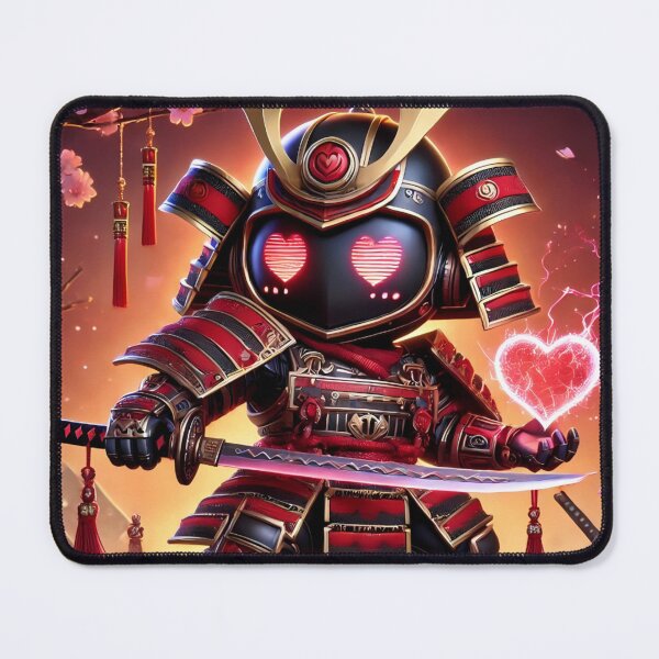 Item preview, Cyber Shogun Rockbot – The Ultimate Warrior of Power and Rebellion - Valentine’s Day - Model 20 designed and sold by NeonBot_Shop.