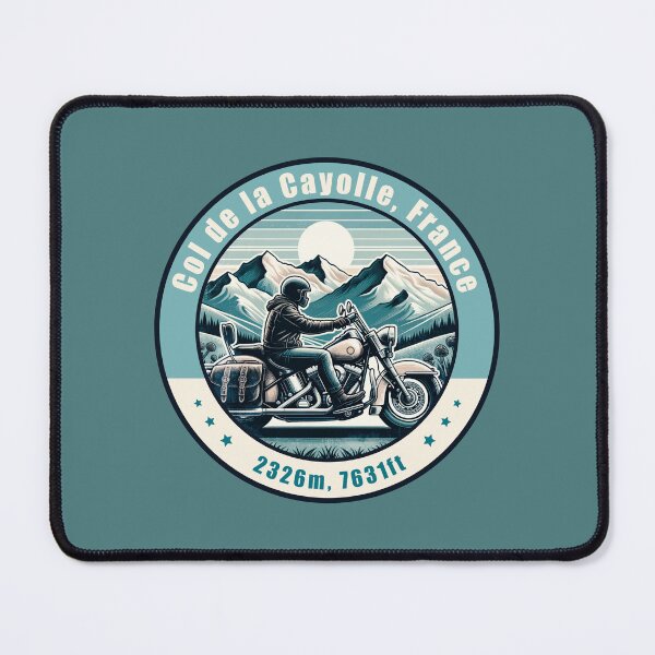 Item preview, Col de la Cayolle France Vintage Motorcycling Design designed and sold by CynthiaGraphics.