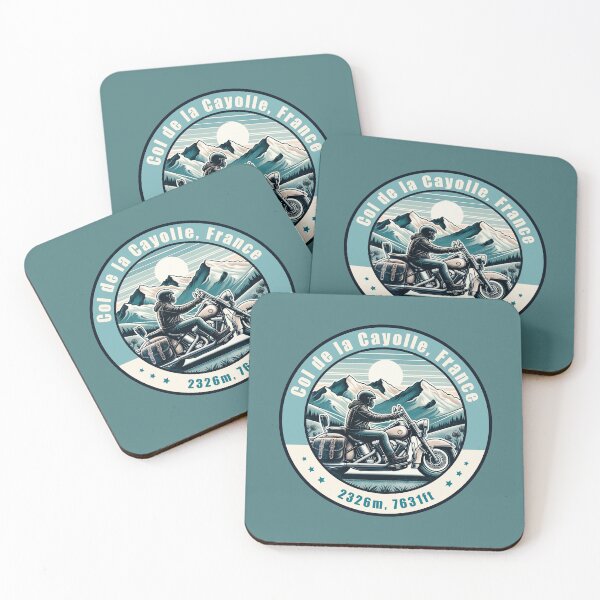 Item preview, Col de la Cayolle France Vintage Motorcycling Design designed and sold by CynthiaGraphics.