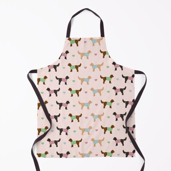 Item preview, Cockapoos and Hearts Pattern - Pink designed and sold by Kittys-Art.