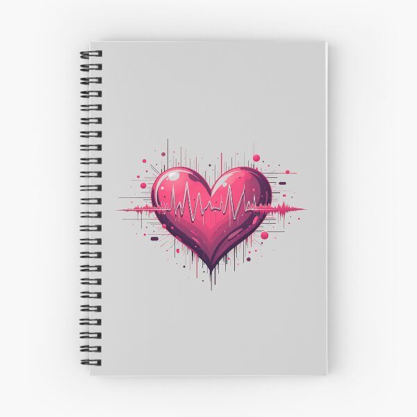 Item preview, Heartbeat Line Inside a Heart designed and sold by Itsheartshop.