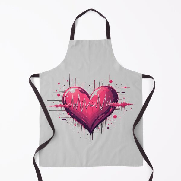 Item preview, Heartbeat Line Inside a Heart designed and sold by Itsheartshop.