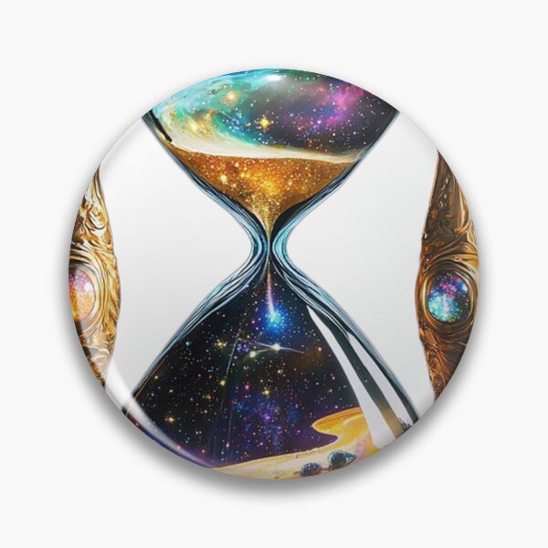 Item preview, Celestial Hourglass - Space Time Galaxy Art designed and sold by Creet-Design.
